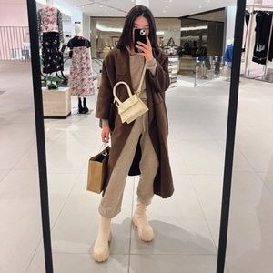 Beige Slip On Sock Boots